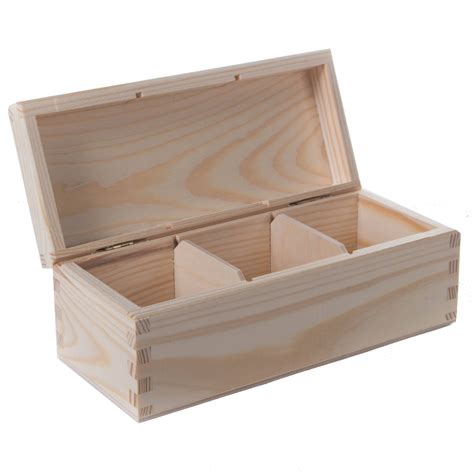 wooden storage boxes with lids